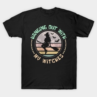 Silhouette of flying witch T-Shirt